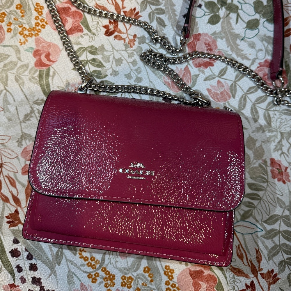Coach Mini Klare Crossbody Patent